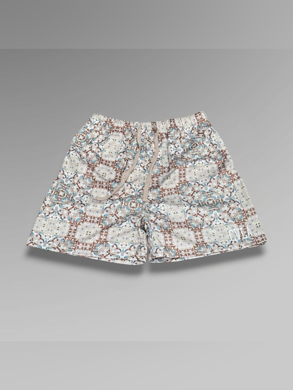 CVLA Mosaic Paisley Mesh Shorts